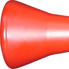 Trompette rouge de carnaval.