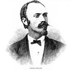 Croquis d'un homme, Calixa Lavallée.